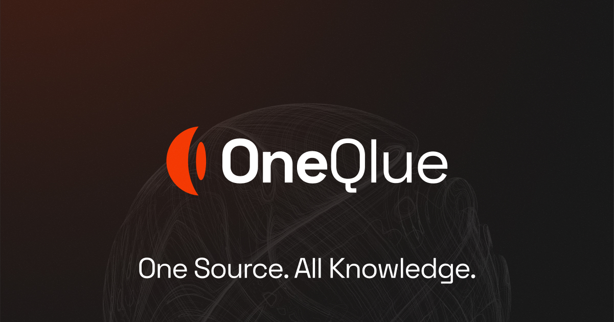 OneQlue // One source. Full context.